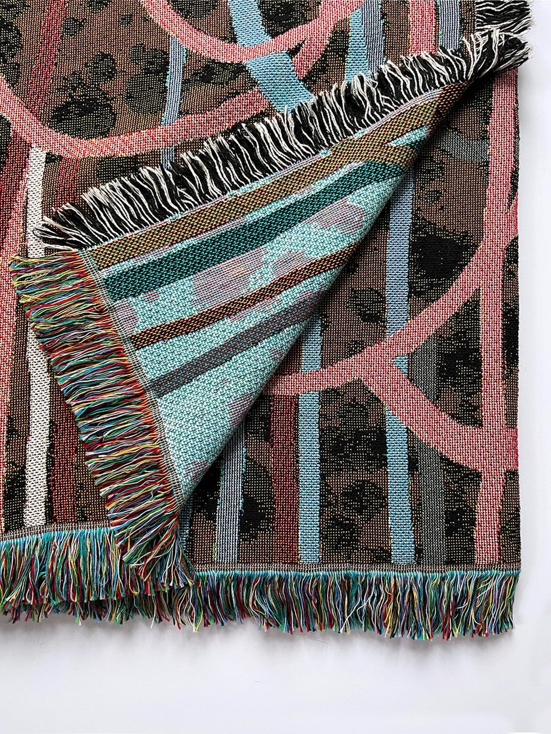 Silly String Gold Blanket Trish Andersen Studio